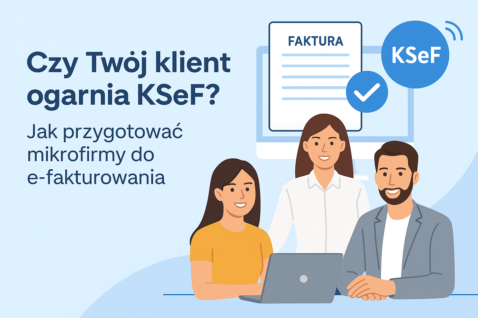 Czy Twój klient ogarnia KSeF? Jak przygotować mikrofirmy do e-fakturowania