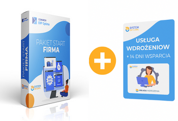 Comarch ERP Optima START Firma z wdrożeniem, KSeF i wsparciem GRATIS